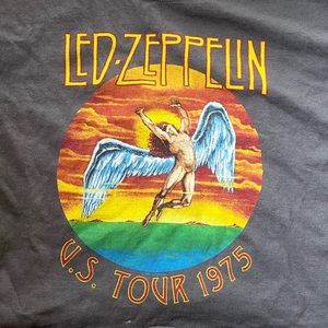 Led Zeppelin Crop T Shirt